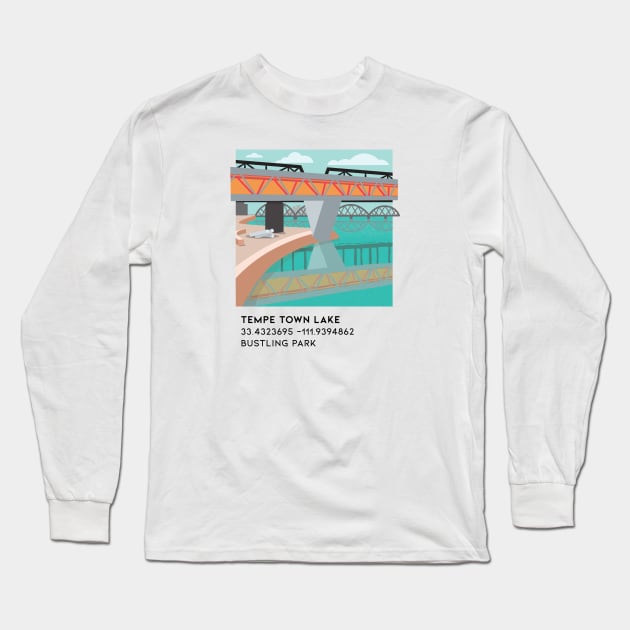 Tempe Town Lake Long Sleeve T-Shirt by DreamBox